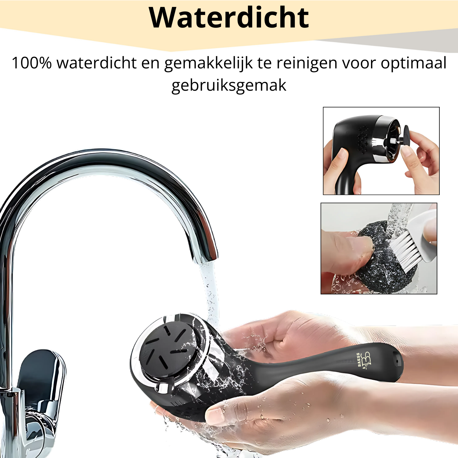 Waterdichte eeltverwijderaar – eenvoudig schoon te maken na gebruik