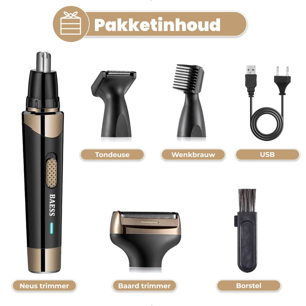 Neushaartrimmer Neustrimmer tondeuse wenkbrauwtrimmer scheren