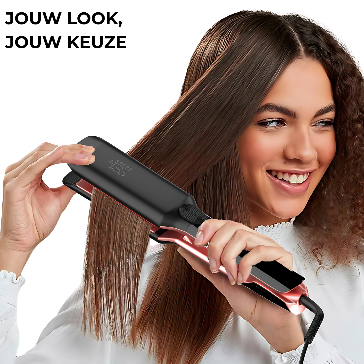 2-in-1 Stijltang met ION Technologie - Breed