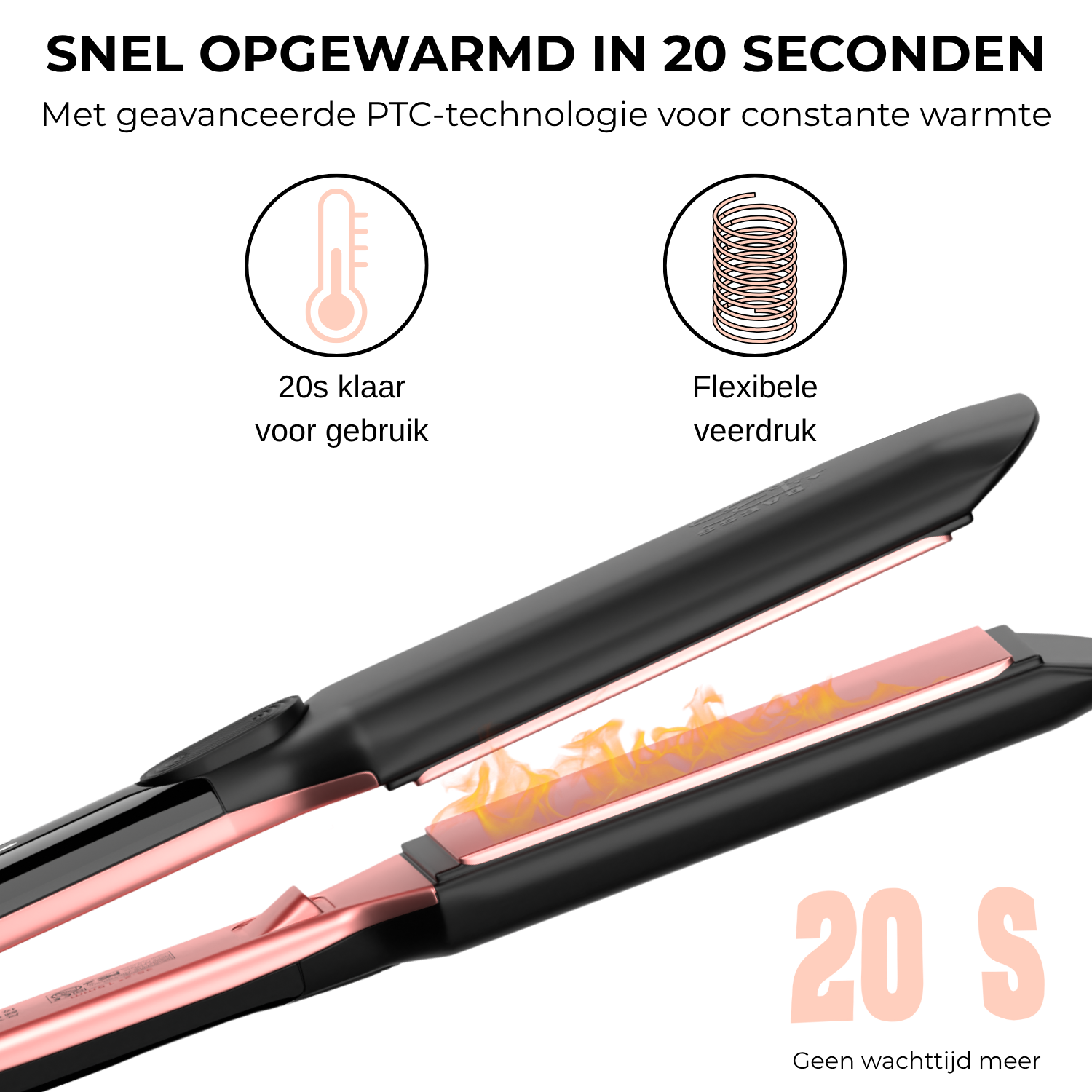 2-in-1 Stijltang met ION Technologie - Breed