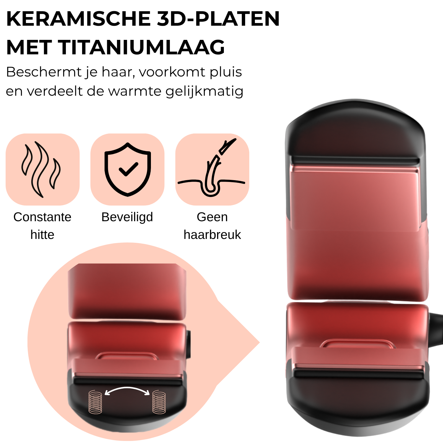 2-in-1 Stijltang met ION Technologie - Smal