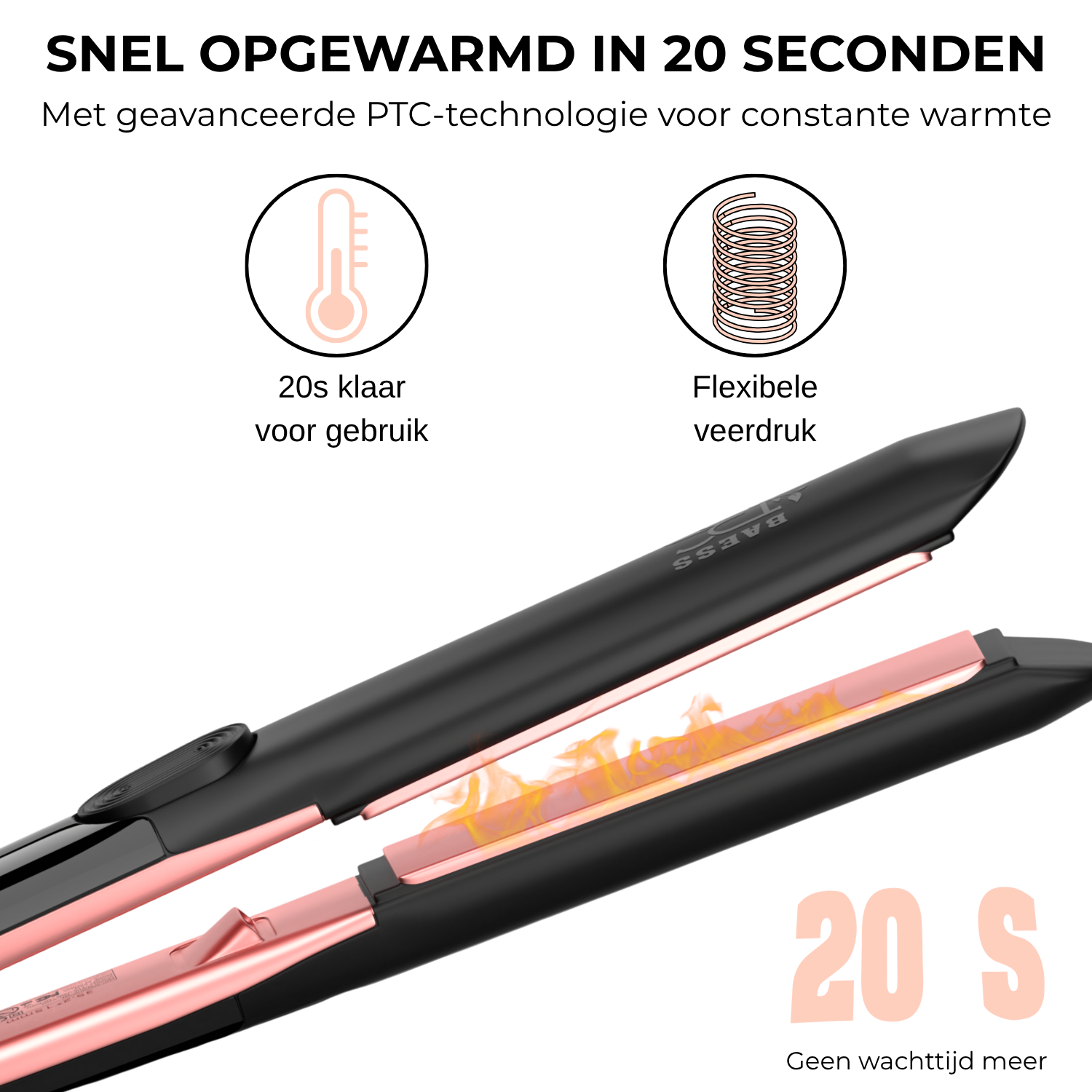 2-in-1 Stijltang met ION Technologie - Smal