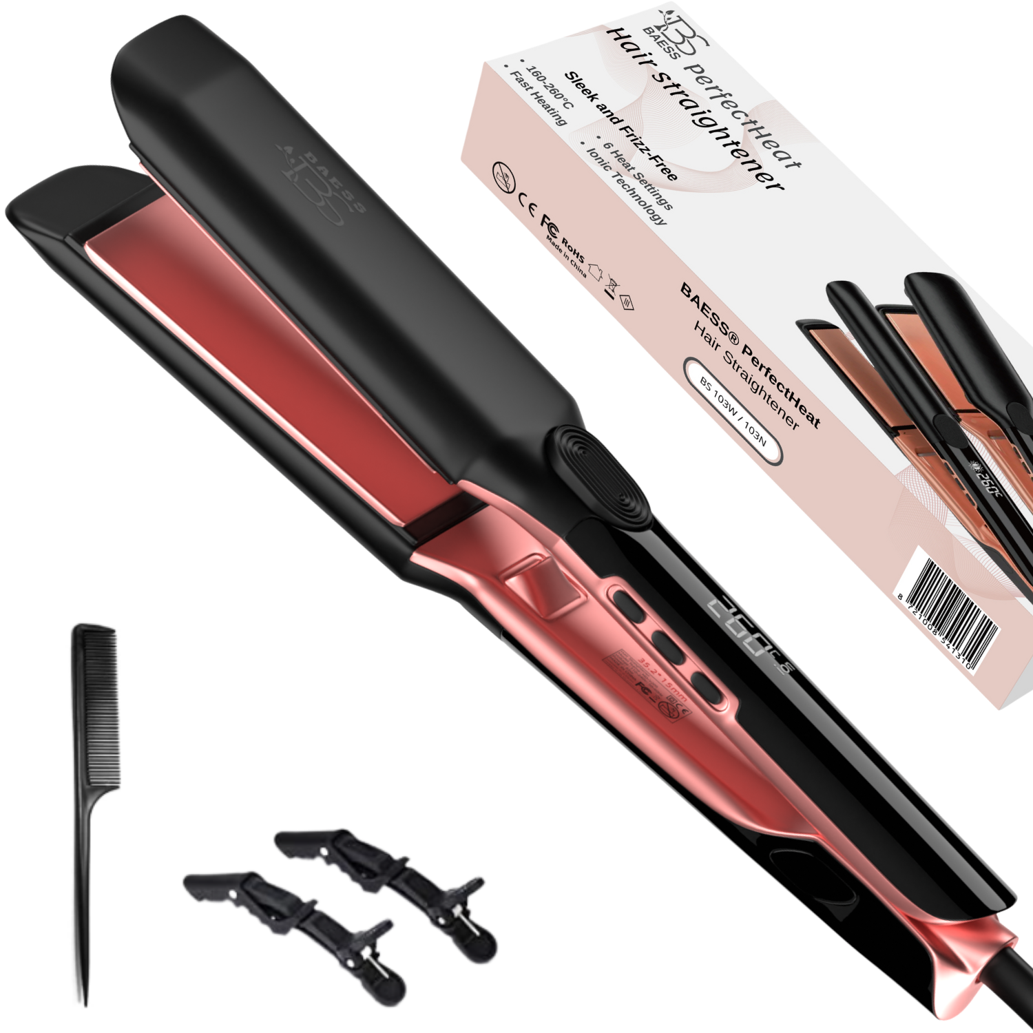 2-in-1 Stijltang met ION Technologie - Breed