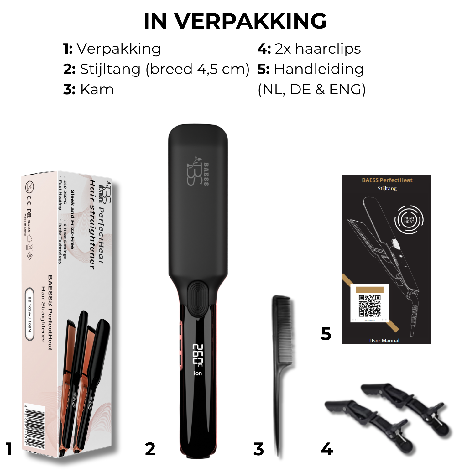 2-in-1 Stijltang met ION Technologie - Breed